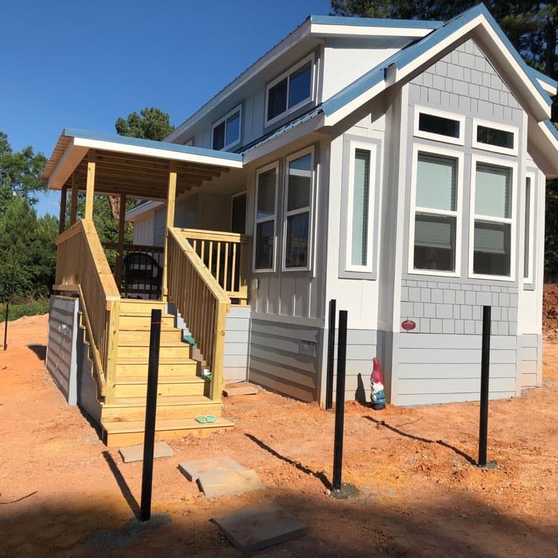 Your builder handles permits and site prep