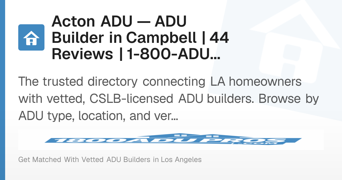 Acton ADU logo